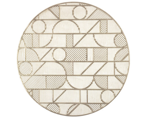 Салфетка сервировочная PVR-07 "Геометрия", диам 38 см