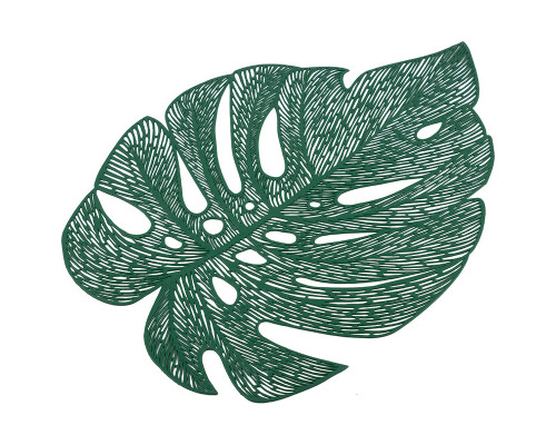 Салфетка сервировочная PVR-08 "Лист", 33*45 см