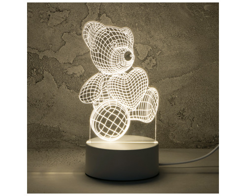 Светильник декоративный Energy EN-NL 21 3D медвежонок