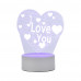 Светильник декоративный Energy EN-NL 23 3D сердце с надписью I LOVE YOU