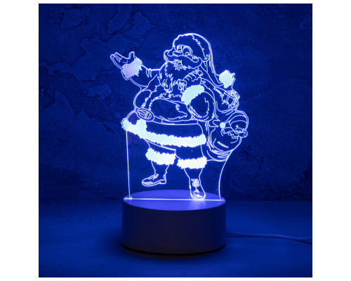 Светильник декоративный Energy EN-NL 25 3D дед Мороз
