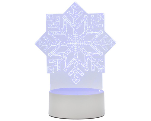 Светильник декоративный Energy EN-NL 26 3D снежинка