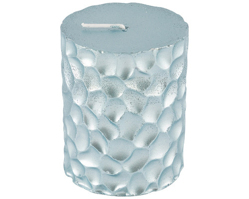 Свеча Deco Christmas "Iceberg" 80*65 мм голубая