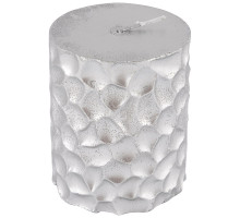Свеча Deco Christmas "Iceberg" 80*65 мм серебряная