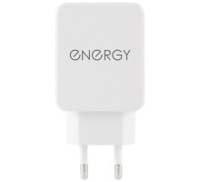 Сетевое зарядное устройство Energy ET-32, 2,1А, цвет - белый