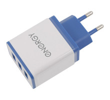 Сетевое зарядное устройство Energy ET-34 (104292) 3 USB разъёма 2,1А белый