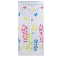 Сетка антимоскитная на магнитах "Капутомоскито" дизайн "Цветы", цвет белый