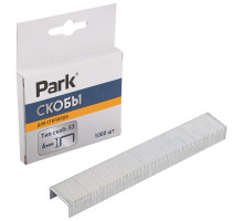 Скобы д/степлера Park 053 6мм 1000 шт
