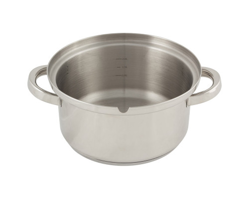 Соковарка из нерж стали MAL-JUICER-1, объем 6 л, 3 чаши, стекл крышка с пароотводом, зерк полир