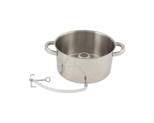 Соковарка из нерж стали MAL-JUICER-1, объем 6 л, 3 чаши, стекл крышка с пароотводом, зерк полир