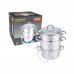 Соковарка из нерж. стали, JM-22/6L, объём 6л, диам. 22см