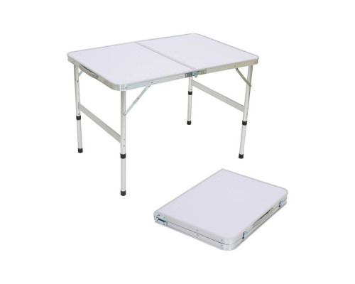 Стол складной TD-02  (90*60*60 cм) алюминий + мдф