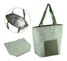Термосумка Leaves Tote, CB-43, 20л, р-р: 42*17*34 см