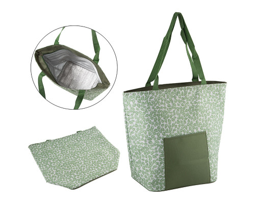 Термосумка Leaves Tote, CB-43, 20л, р-р: 42*17*34 см
