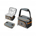 Термосумка Leonord ML15009, 5л, р-р: 23x17,5x16,5см, цвет: серый+оранжевый