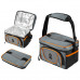 Термосумка Leonord ML15009, 5л, р-р: 23x17,5x16,5см, цвет: серый+оранжевый