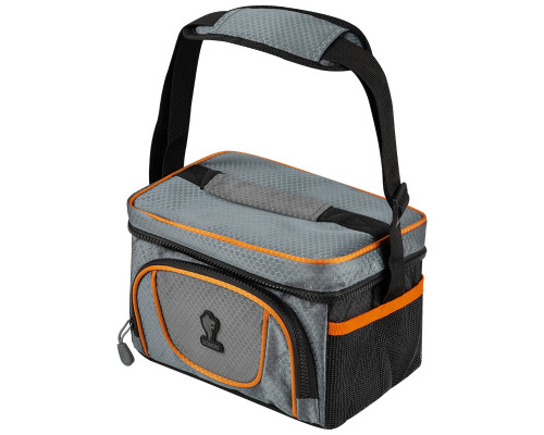 Термосумка Leonord ML15009, 5л, р-р: 23x17,5x16,5см, цвет: серый+оранжевый