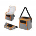 Термосумка PC2207, 12л, р-р: 26x20x24см, цвет: серо-оранжевый