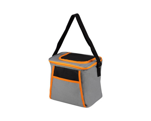 Термосумка PC2207, 12л, р-р: 26x20x24см, цвет: серо-оранжевый