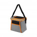 Термосумка PC2207, 12л, р-р: 26x20x24см, цвет: серо-оранжевый