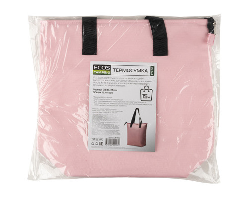 Термосумка PC2216, 15л, р-р: 38x14x36см, цвет: розовый