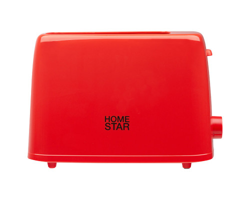 Тостер HomeStar HS-1015, цвет: красный, 650 Вт