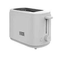 Тостер HomeStar HS-1050, цвет: белый, 750 Вт
