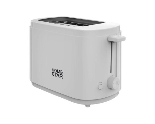 Тостер HomeStar HS-1050, цвет: белый, 750 Вт