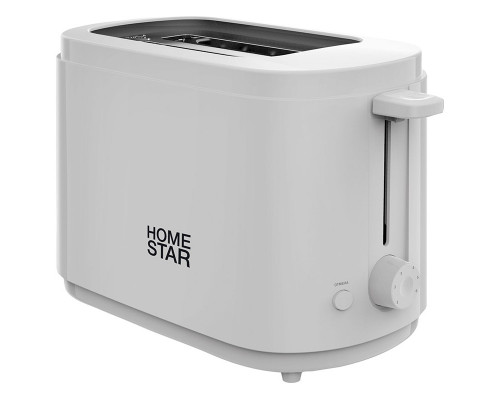 Тостер HomeStar HS-1050, цвет: белый, 750 Вт