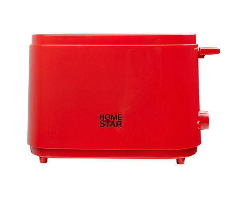 Тостер HomeStar HS-1050, цвет: красный, 750 Вт
