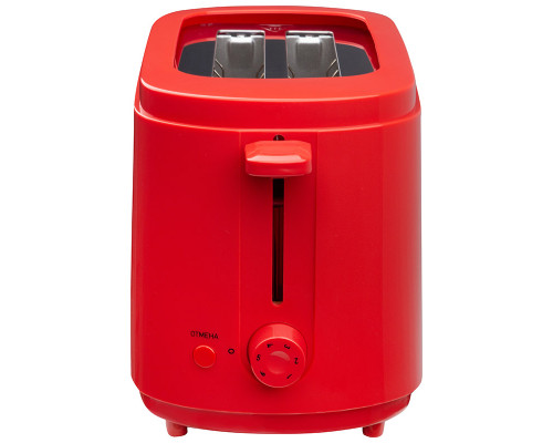 Тостер HomeStar HS-1050, цвет: красный, 750 Вт