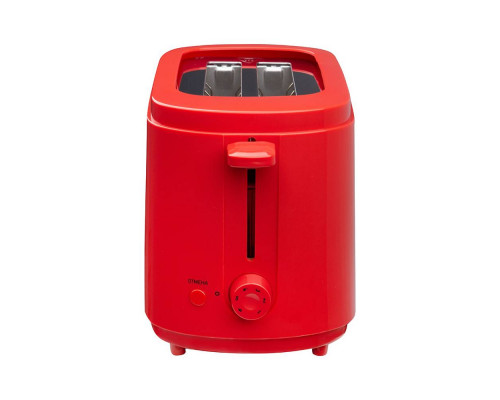 Тостер HomeStar HS-1050, цвет: красный, 750 Вт