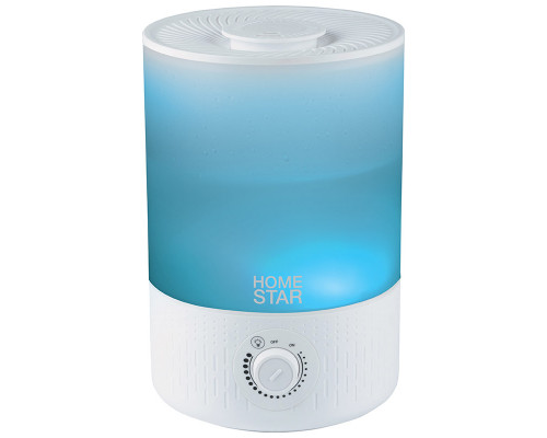 Увлажнитель воздуха Homestar HS-0114 105030 26Вт 3л ультразвук 180мл/ч настольный белый/голубой
