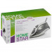 Утюг HomeStar HS-4009 бело-черный (2000Вт, пар, керамическая подошва, антинакипь)