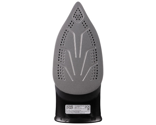 Утюг HomeStar HS-4010 черный  (2000Вт, пар, тефлоновая подошва, антинакипь)