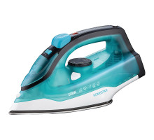 Утюг HomeStar HS-4011 бирюзовый  (2200Вт, пар, подошва нержавеющая сталь, антинакипь, капля стоп)
