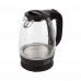 Чайник Homestar HS-1012 (1,7 л) стекло, пластик черный