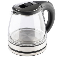 Чайник Homestar HS-1052 (1,2 л.) стекло, пластик черный