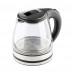 Чайник Homestar HS-1052 (1,2 л.) стекло, пластик черный