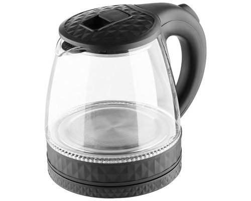 Чайник Homestar HS-1053 (1,2 л.) стекло, пластик черный