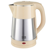 Чайник Homestar HS-1055 (2,3 л) стальной, бежевый