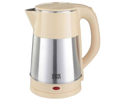 Чайник Homestar HS-1055 (2,3 л) стальной, бежевый