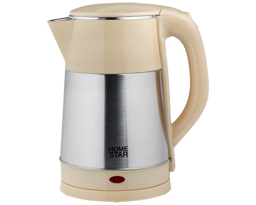 Чайник Homestar HS-1055 (2,3 л) стальной, бежевый