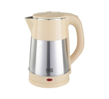 Чайник Homestar HS-1055 (2,3 л) стальной, бежевый