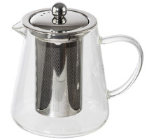 Заварочный чайник AROMA, объем:750 мл (боросиликатное стекло, нерж.сталь)