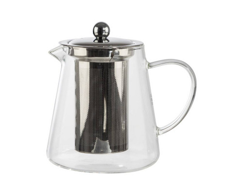 Заварочный чайник AROMA, объем:750 мл (боросиликатное стекло, нерж.сталь)