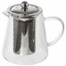 Заварочный чайник AROMA, объем:750 мл (боросиликатное стекло, нерж.сталь)