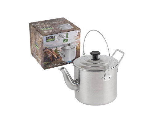 Чайник ECOS Camp -S4 991010 1,8л алюминий серебристый