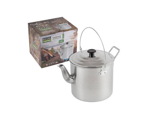 Чайник ECOS Camp -S5 991011 2,6л алюминий серебристый
