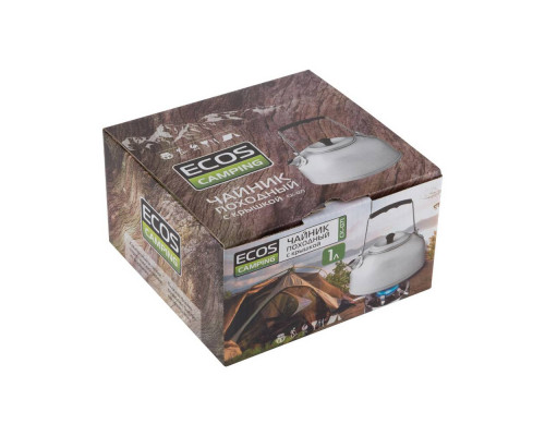 Чайник ECOS CK-071 991006 1л алюминий серебристый